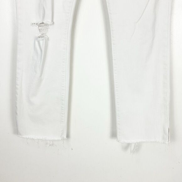 Mother The Rascal Ankle Snippet Jeans Size 30 In Sexy Just Walked Into Town - Picture 6 of 15